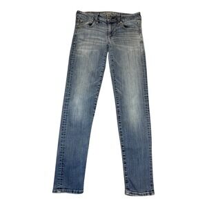 American Eagle Super Stretch Skinny Jeans Light‎ Wash Denim Size 2